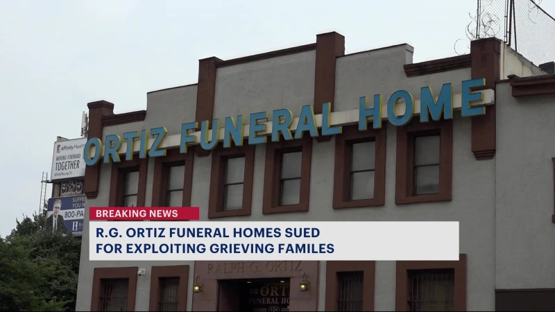 Story image: DCWP accuses R.G. Ortiz Funeral Homes of exploiting grieving families in lawsuit