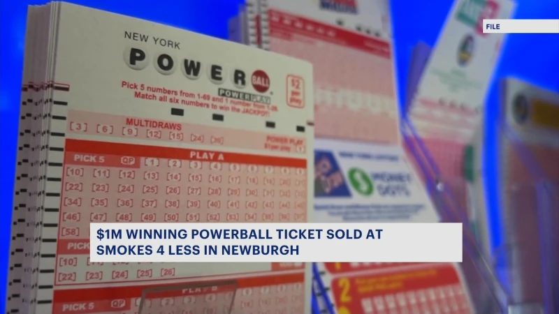 Story image: Smokes 4 Less in Newburgh sells Powerball ticket worth $1 million 