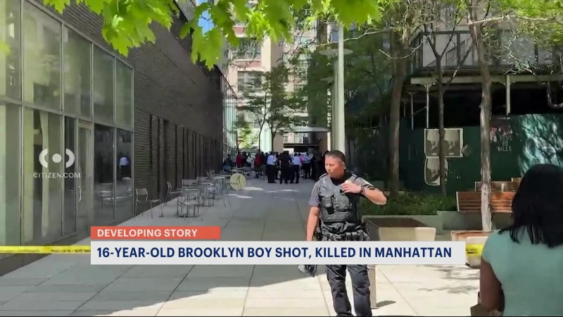 Story image: East Flatbush friends, neighbors mourn loss of teen fatally shot in Manhattan