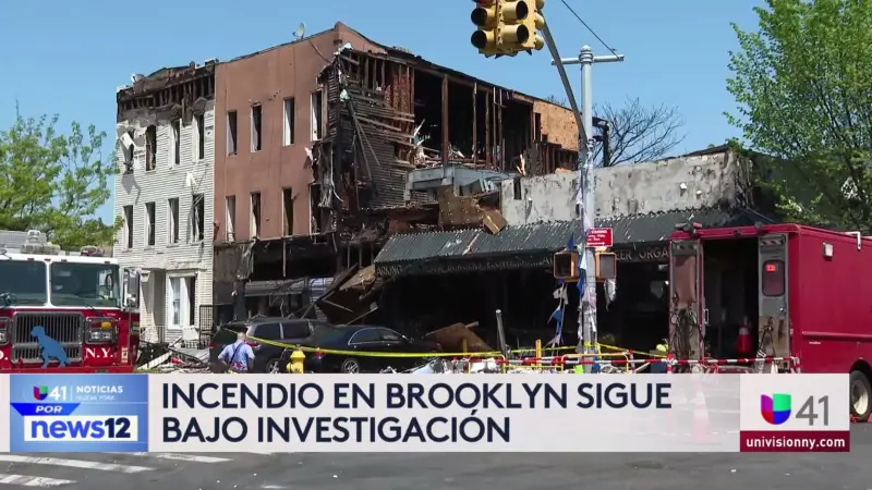 Story image: Incendio en Brooklyn sigue bajo investigacion 