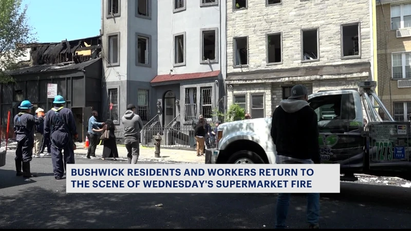 Story image: Community members affected by Bushwick fire regroup, attempt to move forward