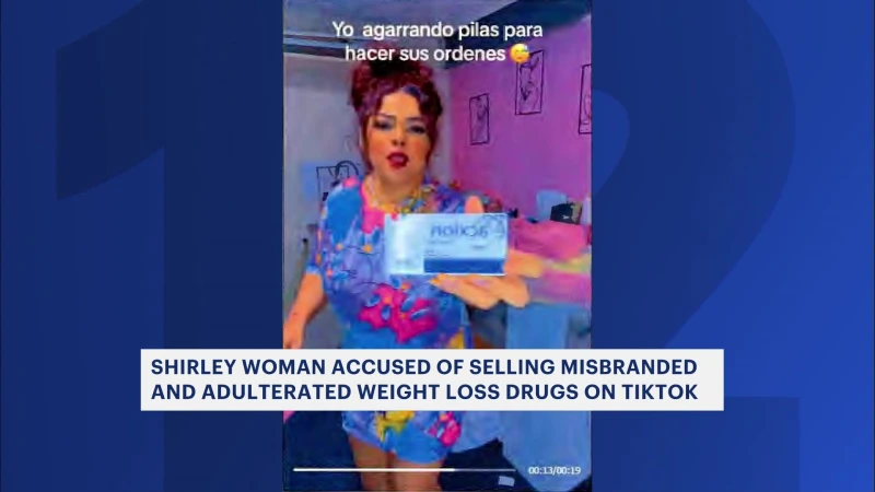 Story image: Prosecutors: Shirley woman sold misbranded, adulterated weight loss drugs on TikTok
