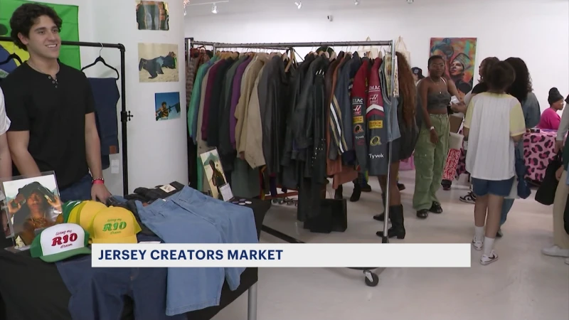 Story image: Jersey Creators Market event in Jersey City brings street designers from all over Garden State