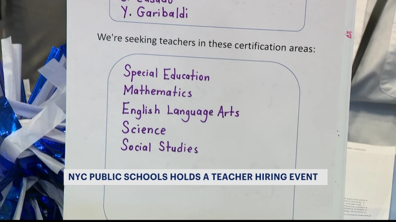 Story image: Bronx schools looking for more educators as the city faces critical teacher shortage