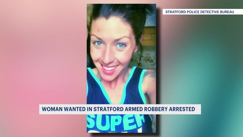 Story image: Stratford PD: ‘Armed and dangerous’ woman wanted on felony robbery warrant is arrested