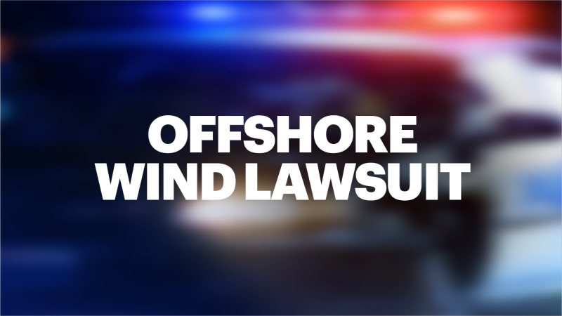 Story image: Three groups are suing New Jersey to block an offshore wind farm