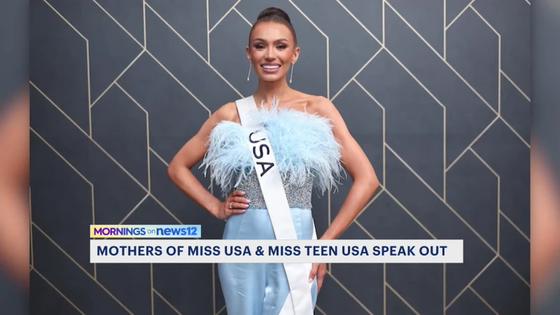 Story image: Mothers of resigned Miss USA & Miss Teen USA from New Jersey speak out