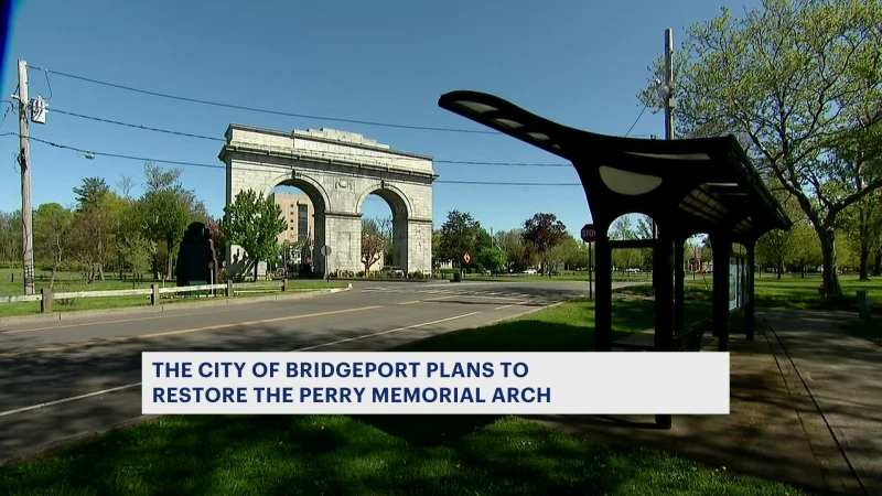 Story image: Bridgeport plans to restore the Perry Memorial Arch