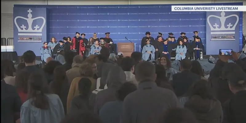 Story image: School graduations begin at Columbia University