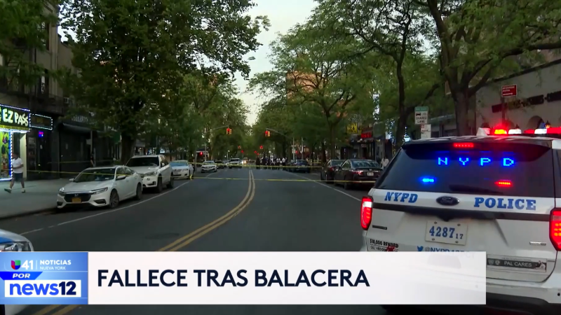 Story image: Univision 41 News Brief: Hombre muere baleado en la cabeza en el Bronx