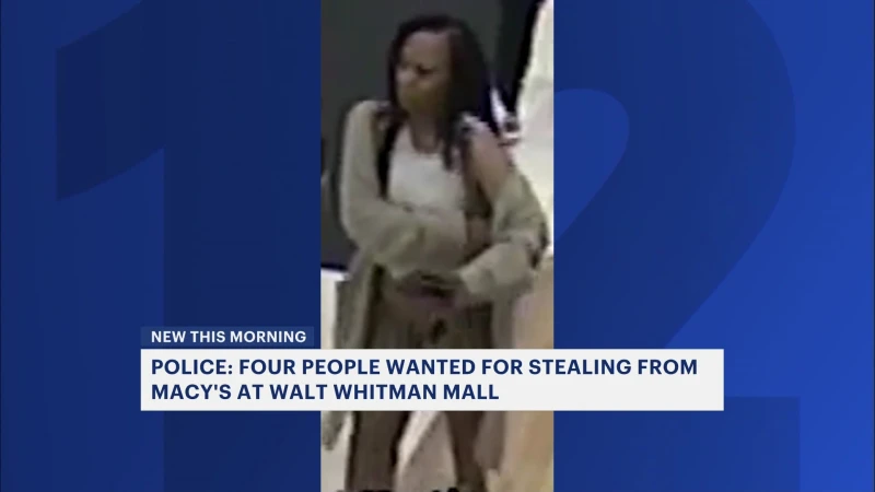 Story image: 4 people wanted for stealing over $5,000 of merchandise from Macy's