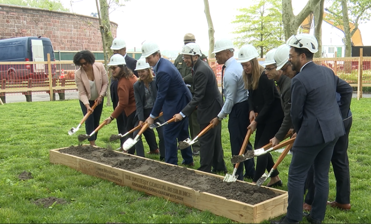 Story image: Mayor Adams, officials break ground on Battery Coastal Resilience Project to protect Lower Manhattan