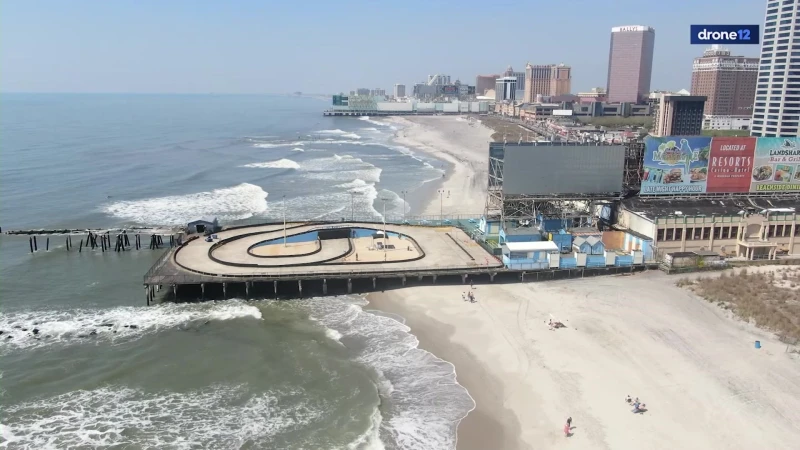 Story image: Atlantic City aims to get emergency sand replacement due to winter erosion on beaches