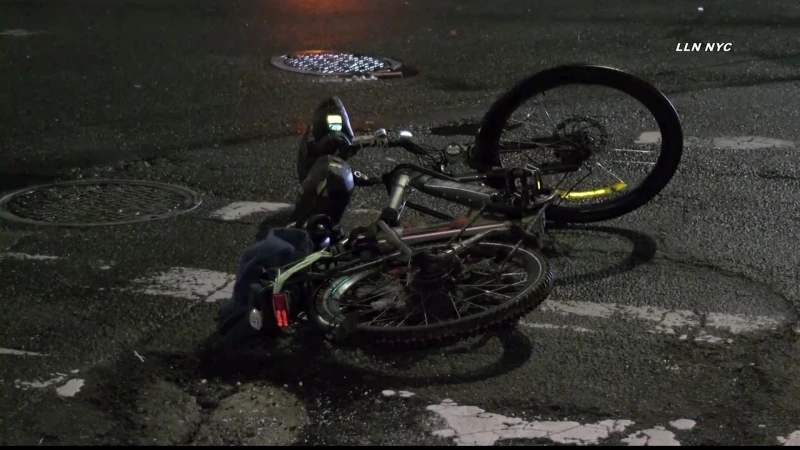 Story image: Police: Cyclist struck by car overnight in Bushwick in critical condition