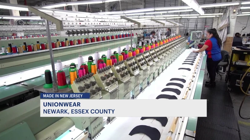 Story image: Made In New Jersey: Unionwear in Newark makes clothes for union members nationwide