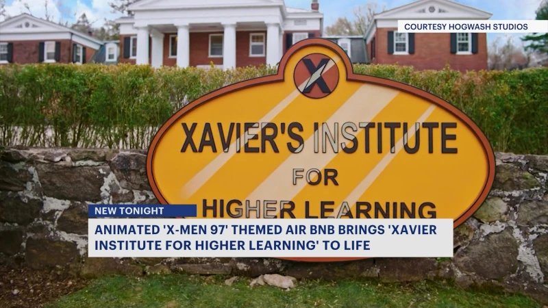 Story image: Animated 'X-Men' TV series superhero mansion brought to life in Westchester County