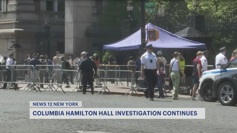 Story image: Columbia University Hamilton Hall still under crime investigation 