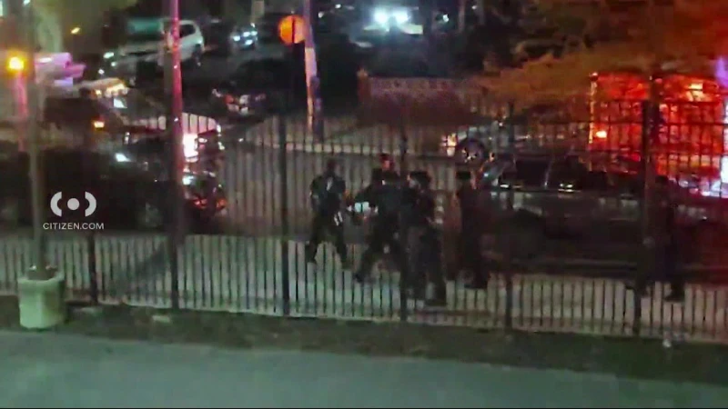 Story image: NYPD: 4 men wanted in connection to Brownsville shooting; 1 man injured