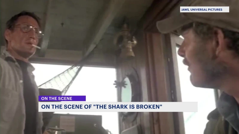 Story image: On The Scene: ‘The Shark Is Broken,’ inspired by the making of ‘Jaws,’ on Broadway