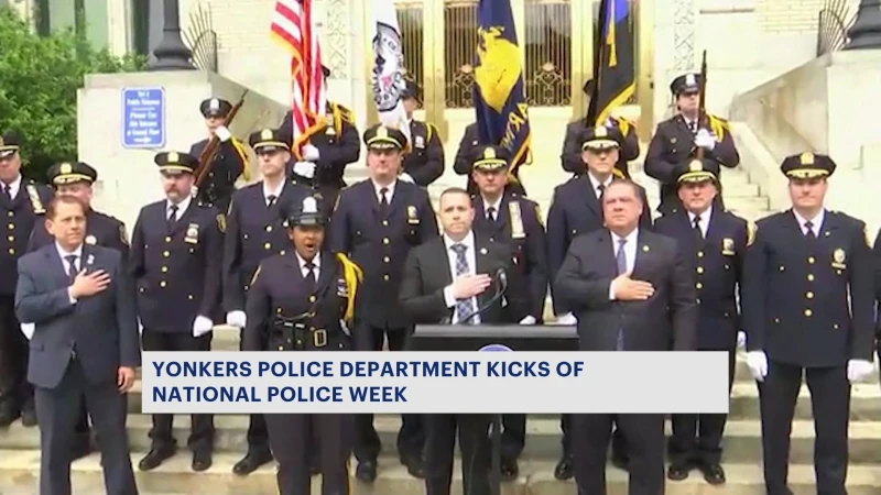Story image: Yonkers Police Department kicks off National Police Week