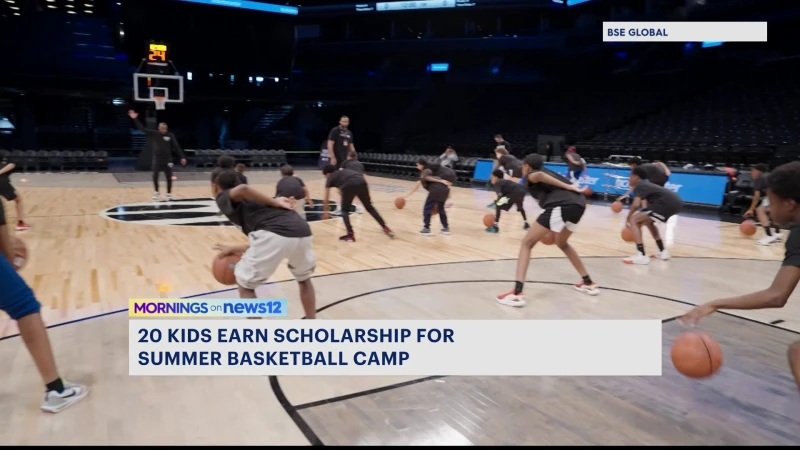 Story image: 20 Brooklyn students earn summer basketball camp scholarship from Brooklyn Nets, Ticketmaster