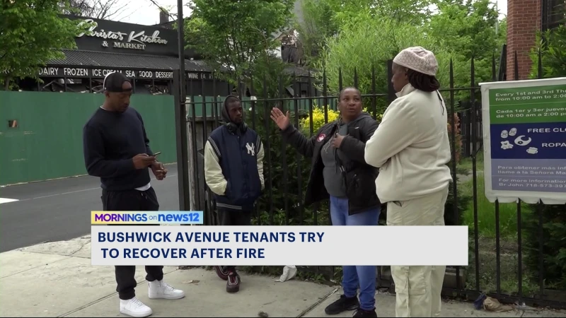 Story image: Bushwick Avenue tenant still searching for housing after apartment was destroyed by massive fire