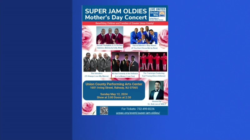 Story image: United Way of Greater Union County to host its first ever 'Super Jam Oldies Mother's Day Concert'