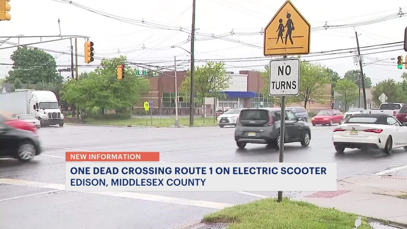 Story image: Police: 22-year-old man on electric scooter killed in crash on Route 1 in Edison