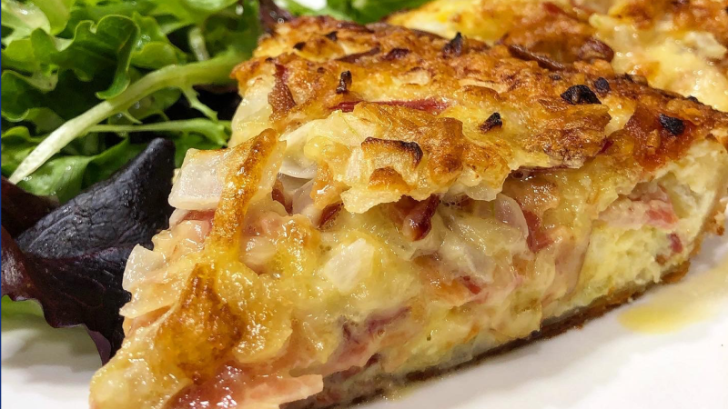 Story image: What's Cooking: Uncle Giuseppe's quiche lorraine