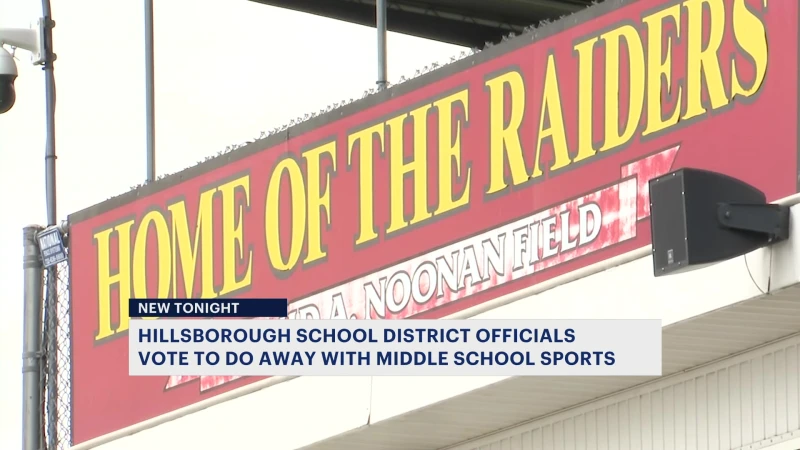 Story image: Hillsborough school officials vote to end middle school sports, make staff cuts amid budget cuts