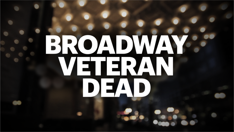 Story image: Veteran Broadway stage manager fatally struck by NJ Transit train