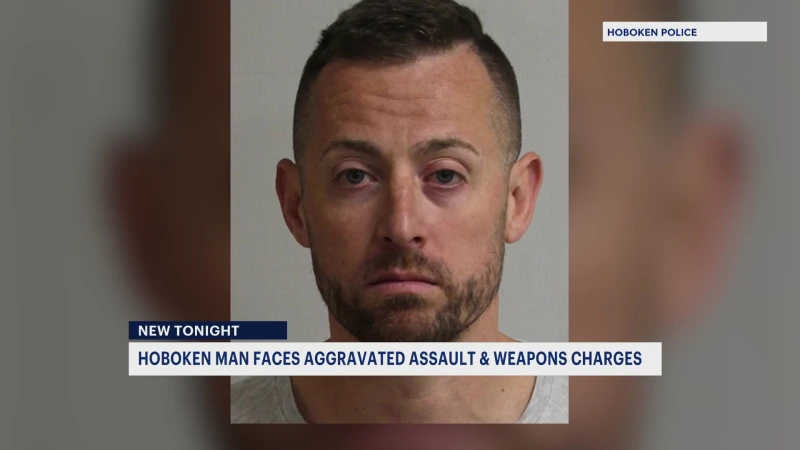 Story image: Police: Hoboken man facing weapons charges in road rage incident