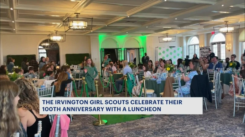 Story image: Irvington Girl Scouts celebrate 100 years of scouting with luncheon and fashion show