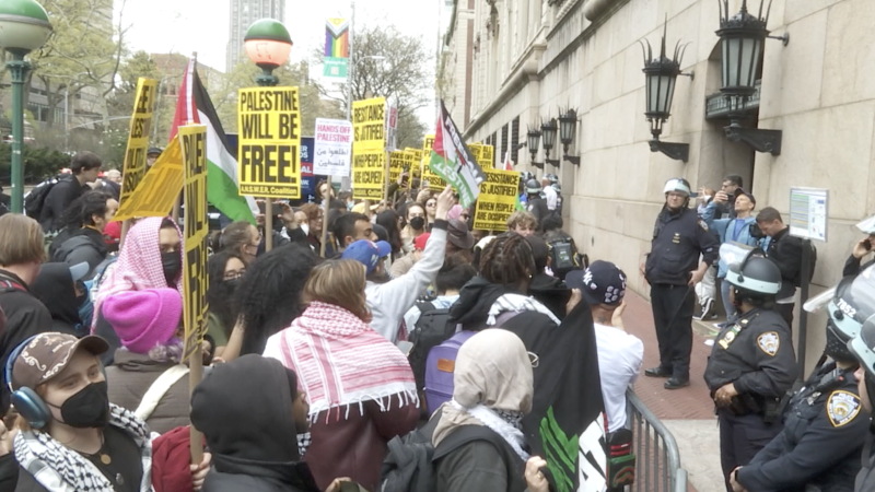 Story image: Columbia University tightens security amid ongoing pro-Palestinian protests 