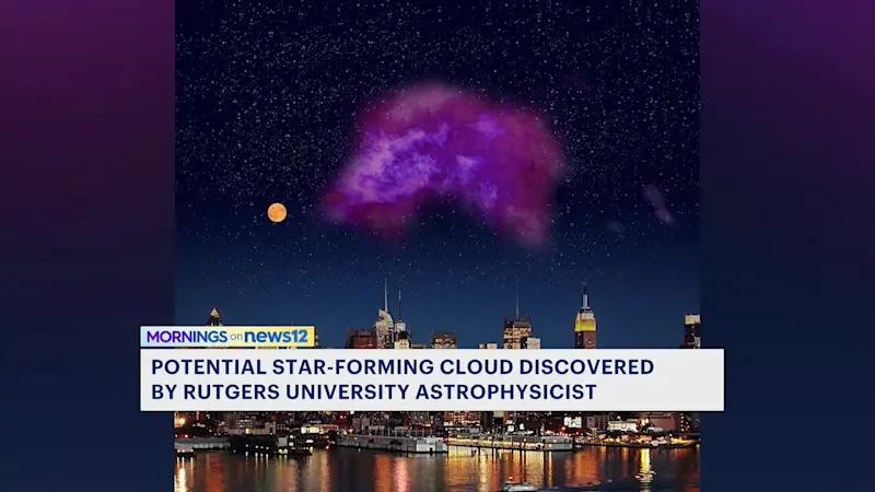 Story image: Rutgers University astrophysicist discovers potential star-forming cloud