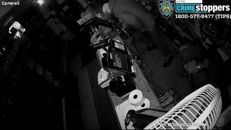 Story image: NYPD: Man caught on camera stealing $1,000 from convenience store register in Concourse Village