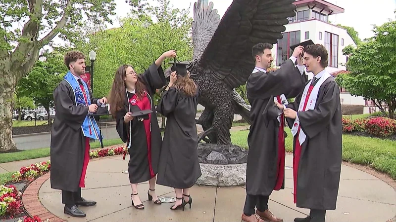 Story image: Jersey Proud: Quintuplets set to graduate from Montclair State University