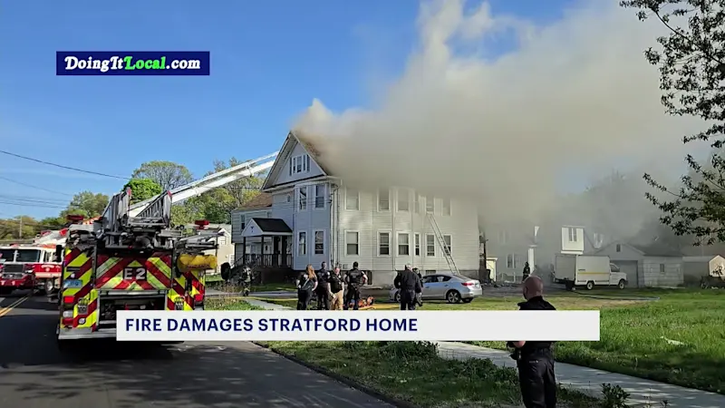 Story image: Fire damages Stratford home