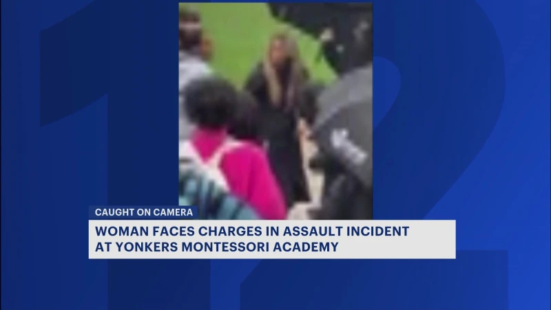 Story image: Police: Woman arrested in connection to student brawl outside Yonkers school