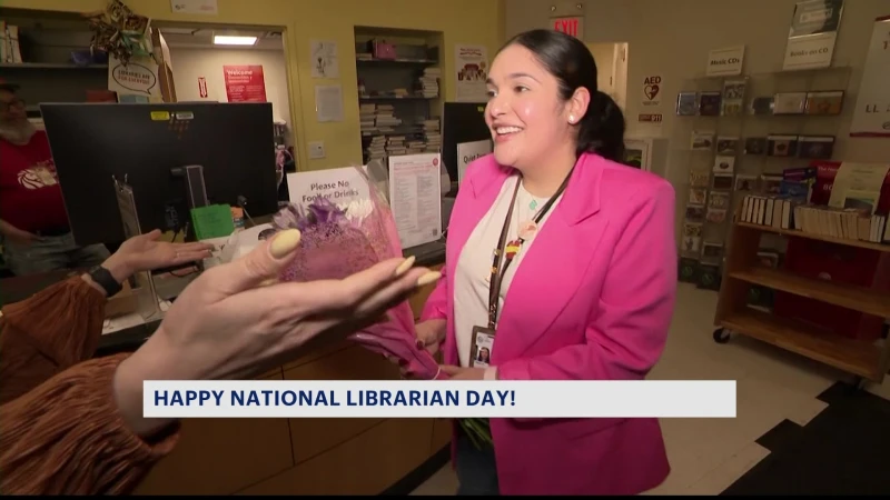 Story image: News 12 shows love to a local librarian for National Librarian Day 