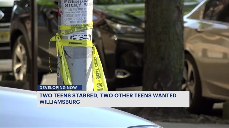 Story image: Authorities: 2 teen suspects wanted in connection to Williamsburg stabbing