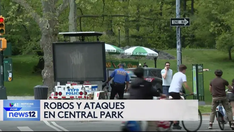 Story image: Univision 41 News Brief: Robos y ataques en Central Park