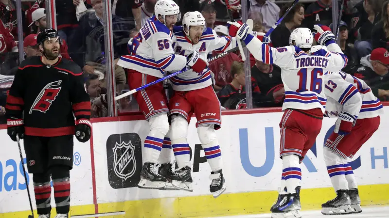 Story image: Artemi Panarin scores in overtime, Rangers beat Hurricanes 3-2 to take 3-0 series lead