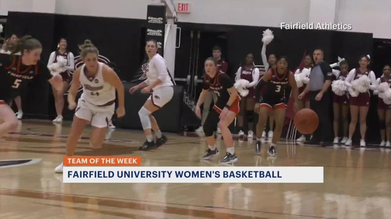 Story image: Team of the Week: Fairfield University Women's Basketball 