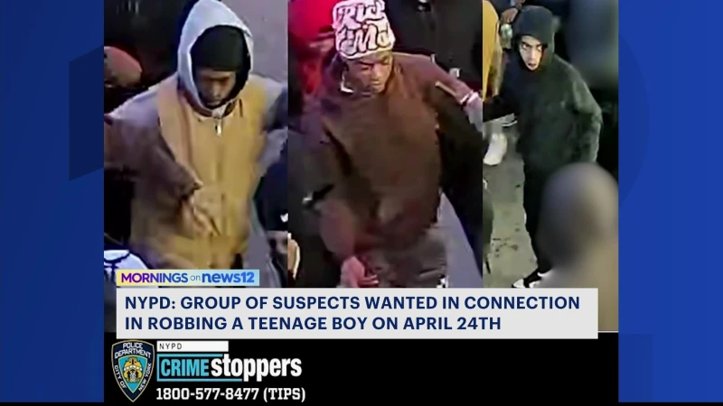 Story image: NYPD: Suspects wanted for violent robbery of 14-year-old in the Bronx