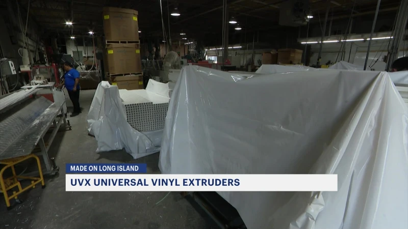 Story image: Made on Long Island: UVX Universal Vinyl Extruders in West Babylon