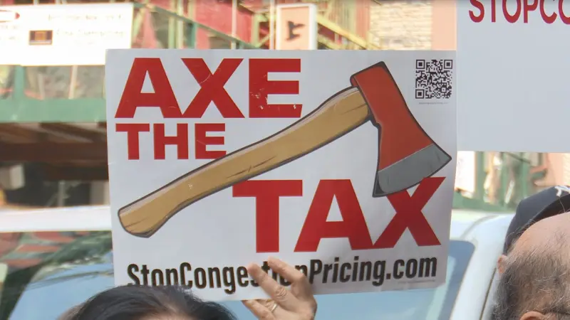 Story image: New Yorkers Against Congestion Pricing Tax files suit, demands environmental impact statement from MTA