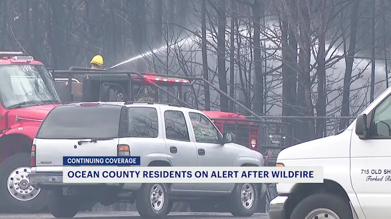 Story image: Residents on high alert as Jones Road Wildfire continues to smolder