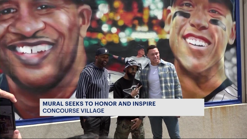Story image: New Yankees murals at Bronx Terminal Market pays homage to Black baseball legends