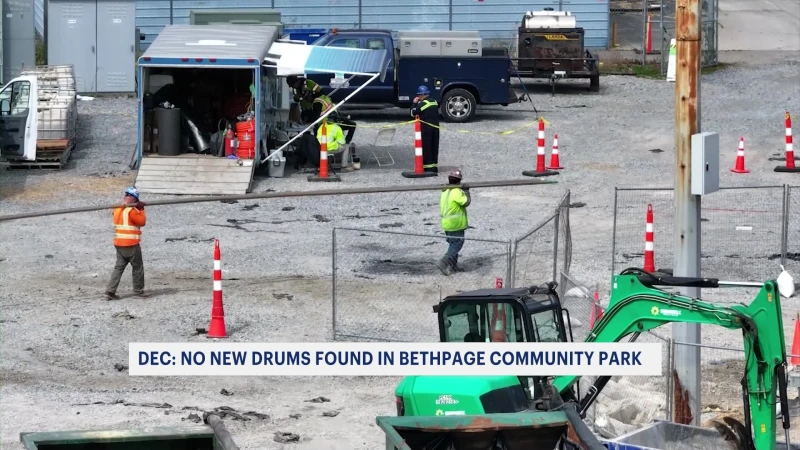 Story image: DEC: No additional drums found at Bethpage Community Park